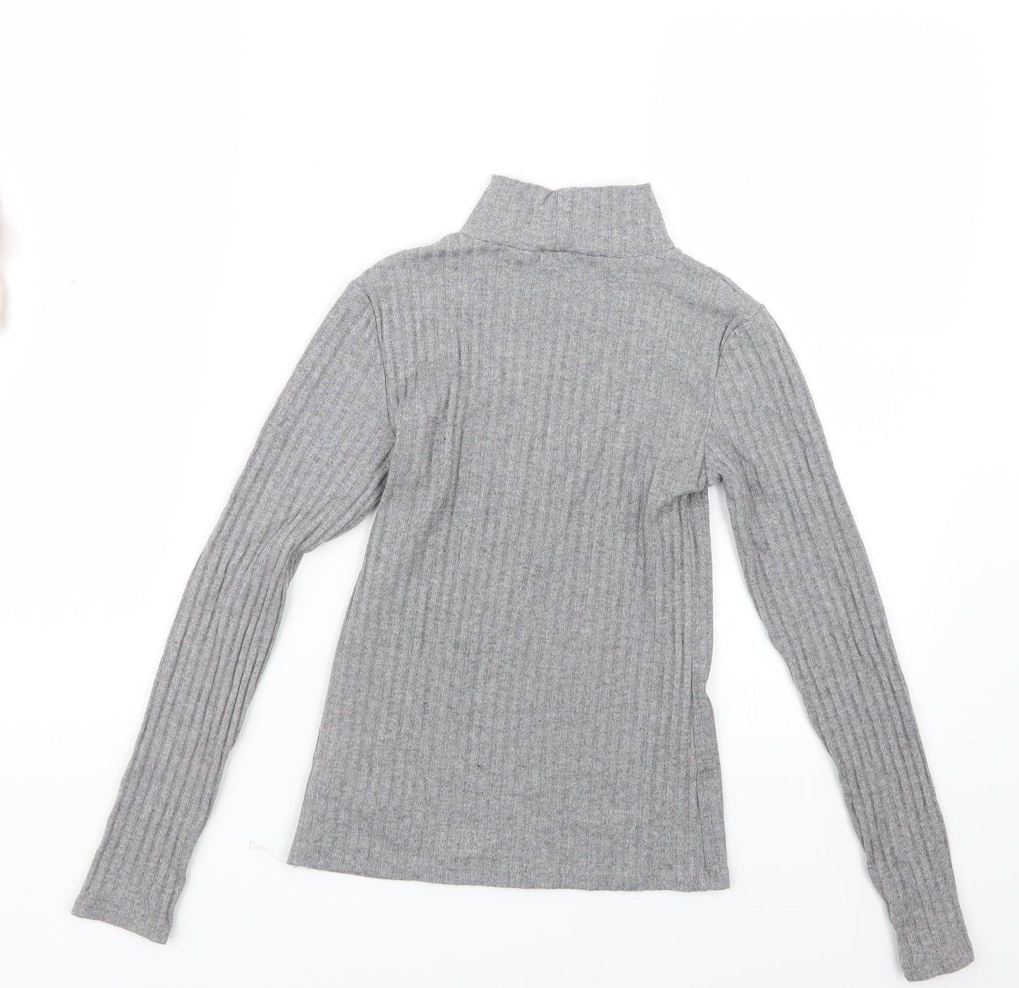 Topshop Womens Grey   Basic T-Shirt Size 8
