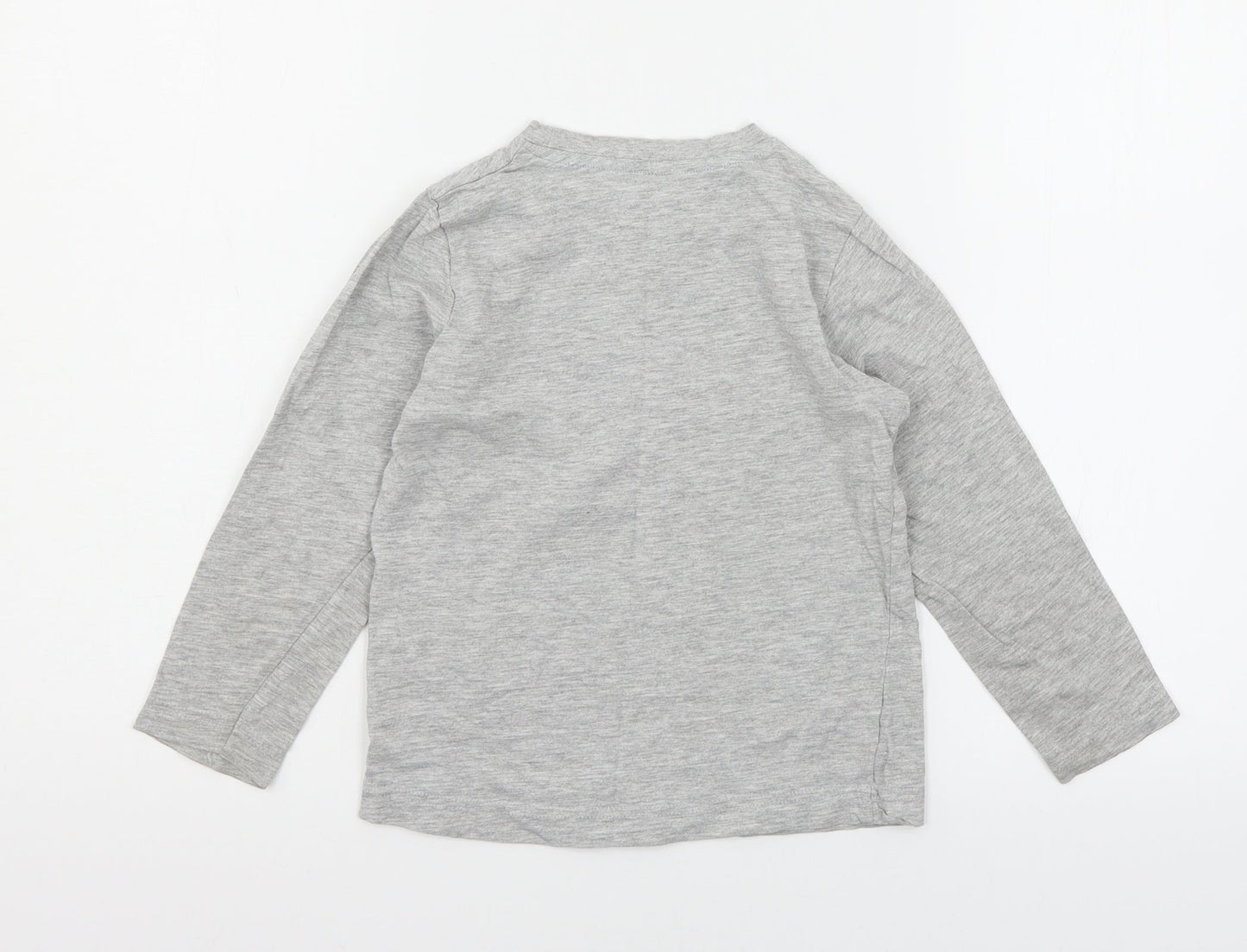 Matalan Boys Grey  Jersey Basic T-Shirt Size 6 Years  - Urban
