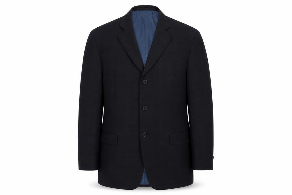 Marks and Spencer Mens Black Check  Jacket Suit Jacket Size 40