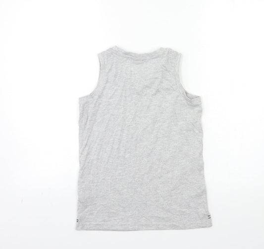 Slazenger Boys Grey   Basic T-Shirt Size 9-10 Years