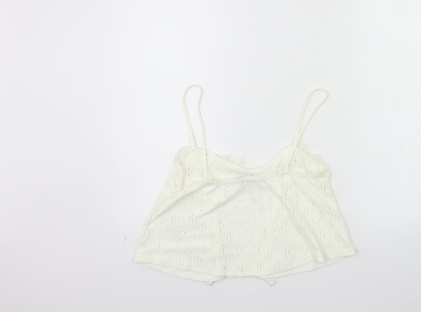 Topshop Womens White   Basic Tank Size 12