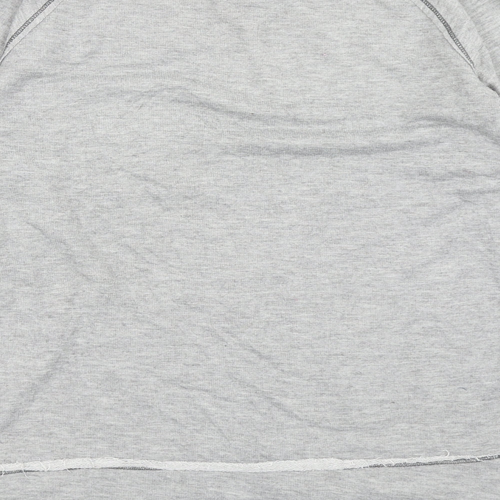 Rewind Womens Grey   Pullover Sweatshirt Size M