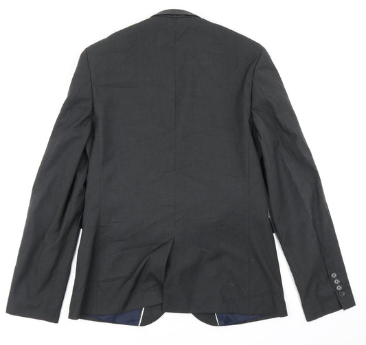 Topman Mens Grey   Jacket Blazer Size 40