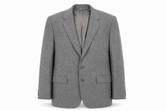 Mens 40 Chest Regular Billard Grey Two-Button