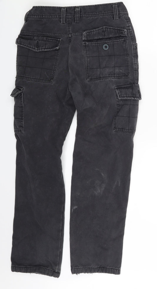 Aowofs Mens Grey   Straight Jeans Size 30 in L27 in