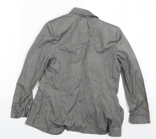 New Look Womens Grey   Jacket Blazer Size 12