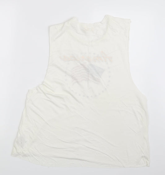 PST Womens Ivory   Basic Blouse Size L  - America