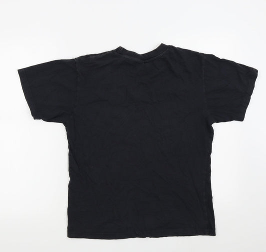 Banner Boys Black Colourblock  Basic T-Shirt Size S