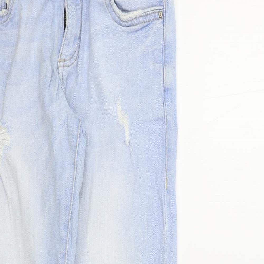 Denim & Co. Womens Blue   Skinny Jeans Size 8 L25 in