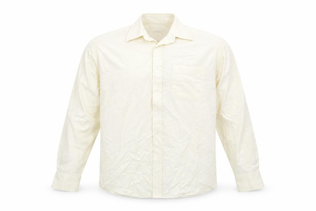 M&S Mens Beige Colourblock   Button-Up Size 38
