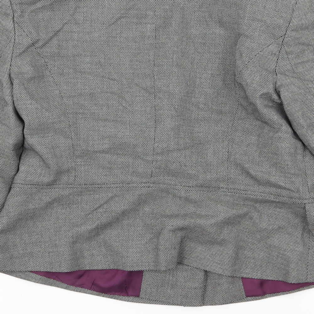 Wallis Womens Grey   Jacket Blazer Size 12