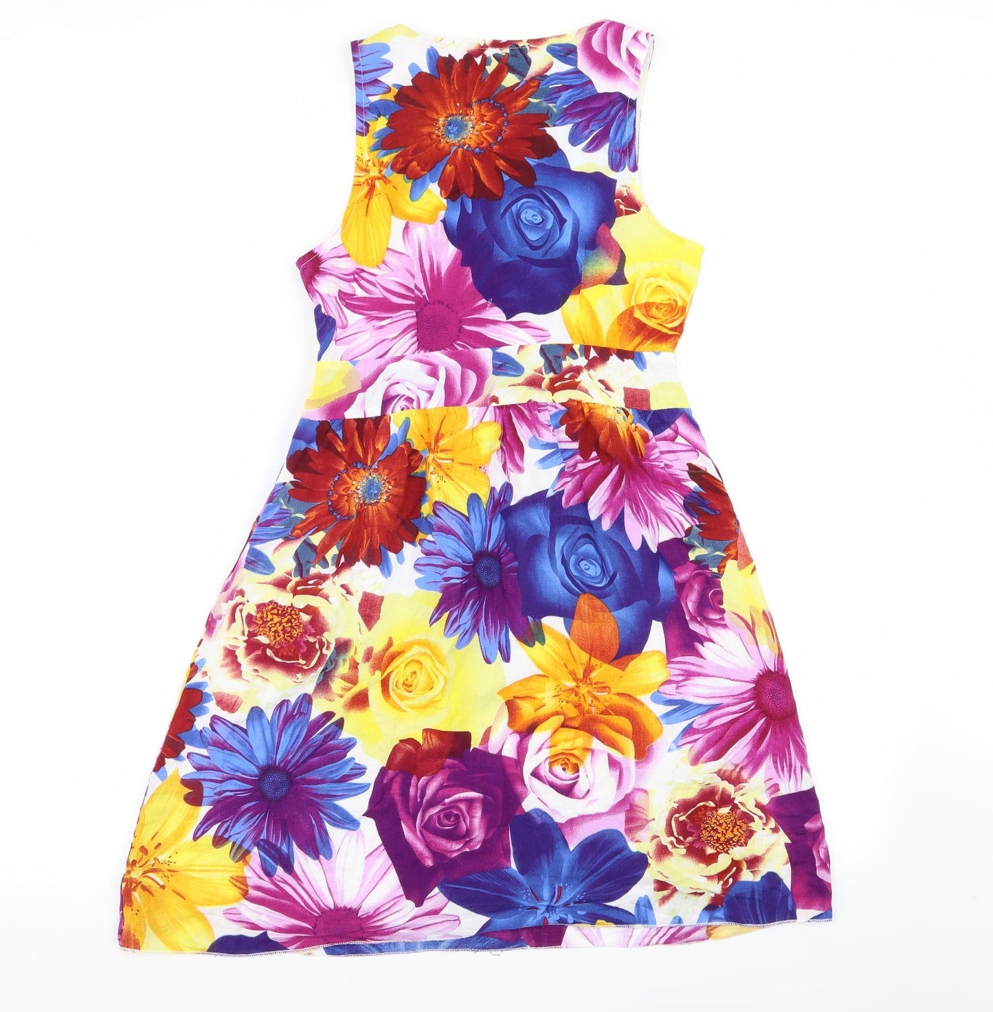 pussycat Womens Multicoloured Floral  Fit & Flare  Size S