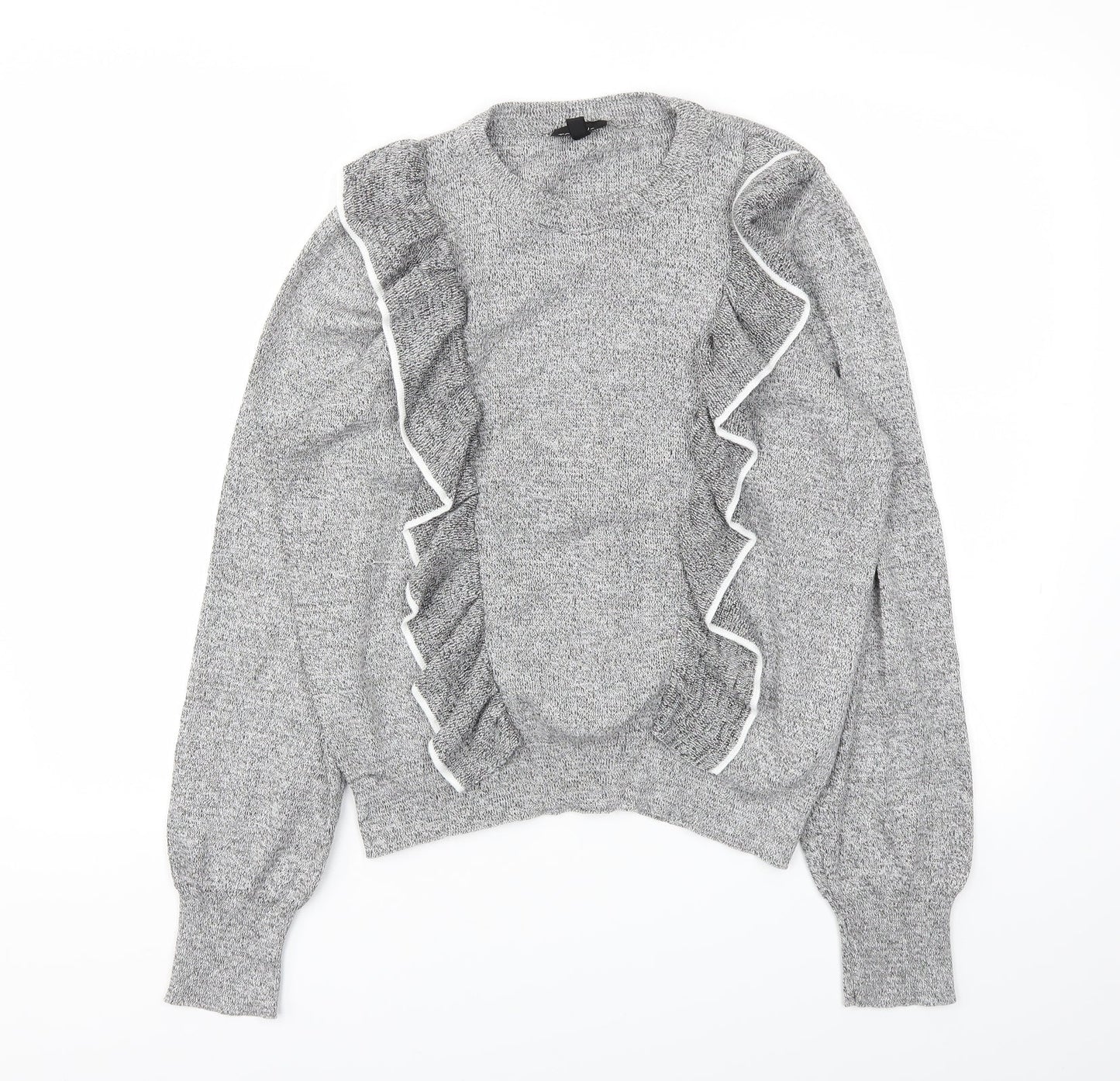 Topshop Womens Grey   Pullover Jumper Size 12