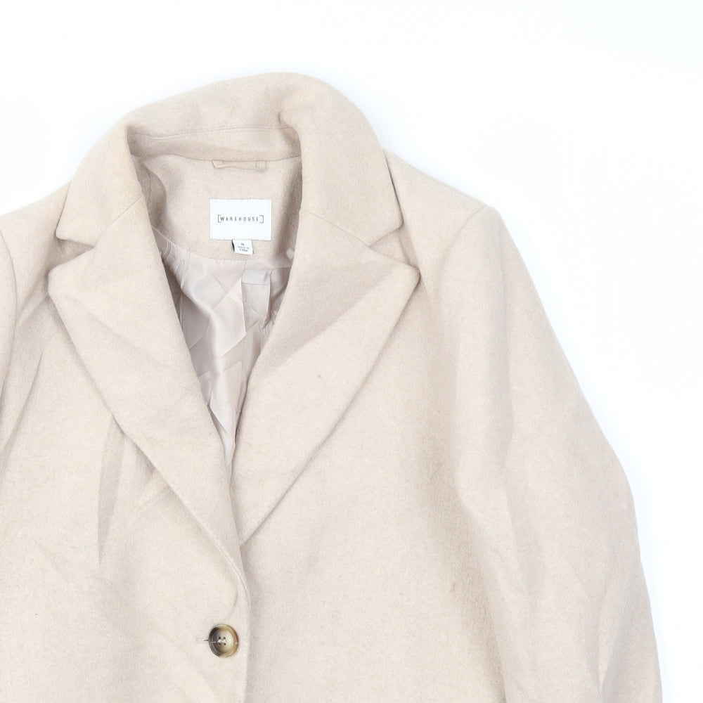 Wearhouse Womens Ivory   Jacket Coat Size 8