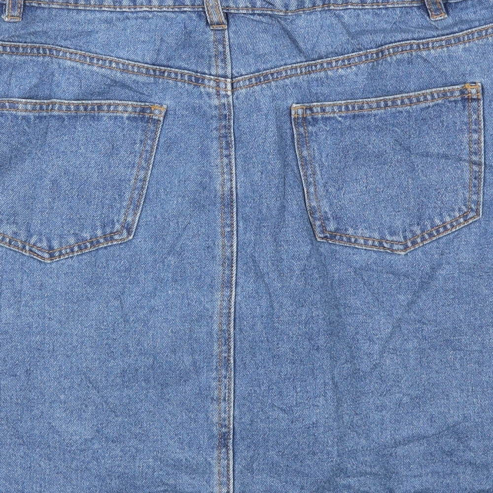 Noisy may Womens Blue   A-Line Skirt Size XS