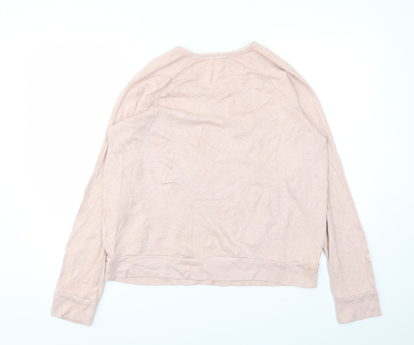 SUNDAY Womens Pink   Pullover Jumper Size M