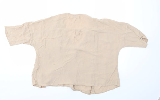 ASOS Womens Beige   Basic Blouse Size 14