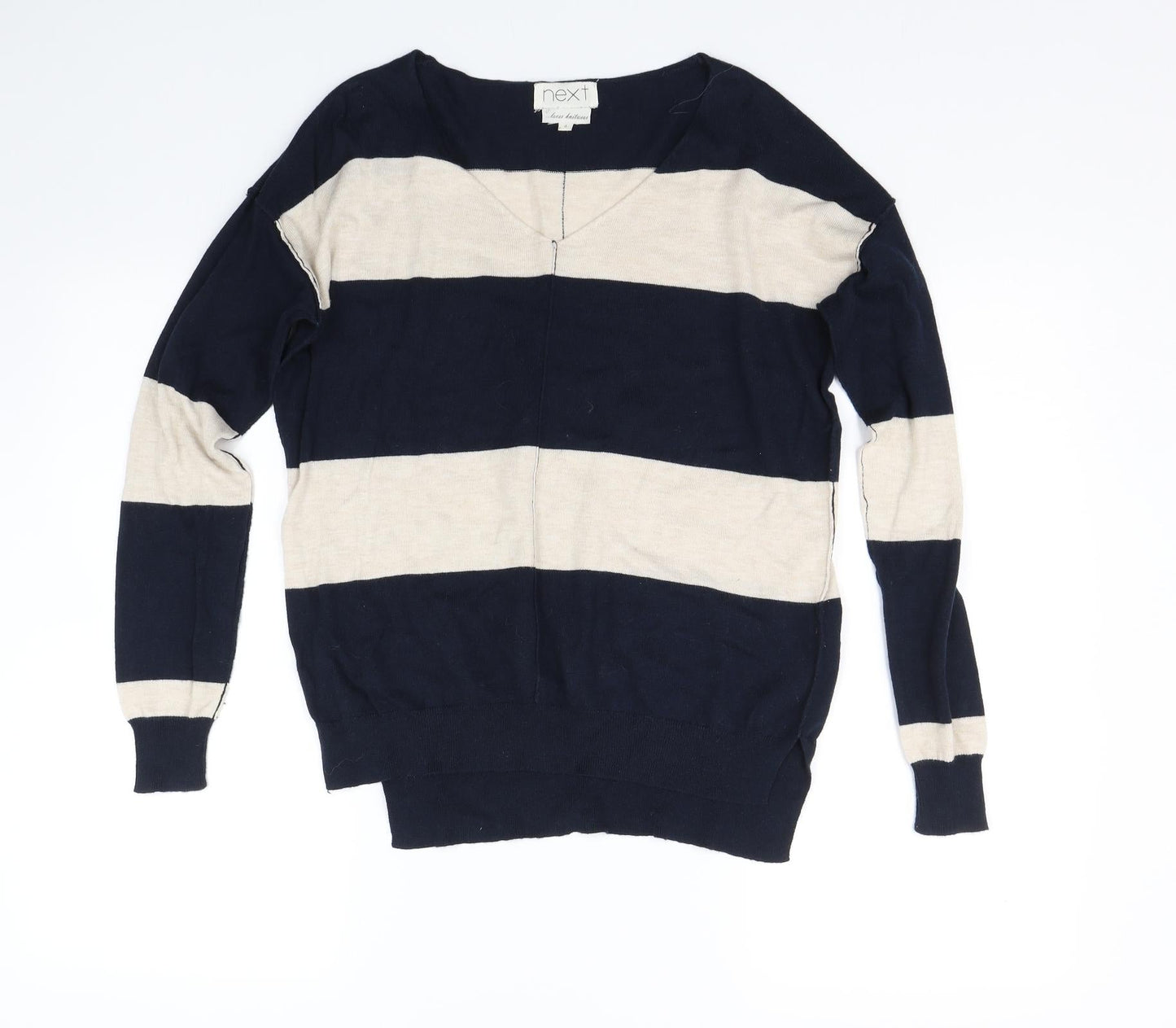 NEXT Womens Blue Striped  Pullover Jumper Size 6