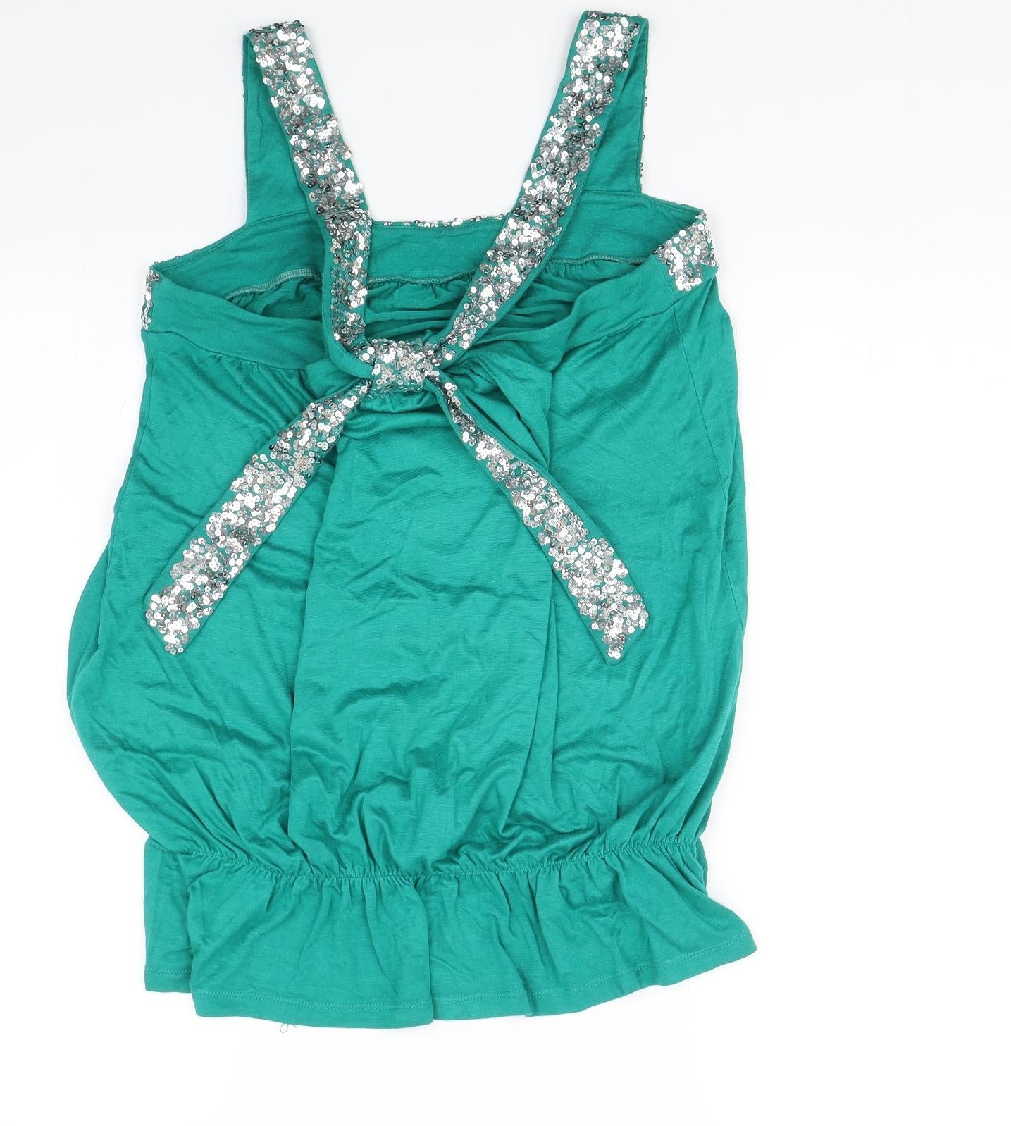 Dorothy Perkins Womens Green   Camisole Tank Size 14