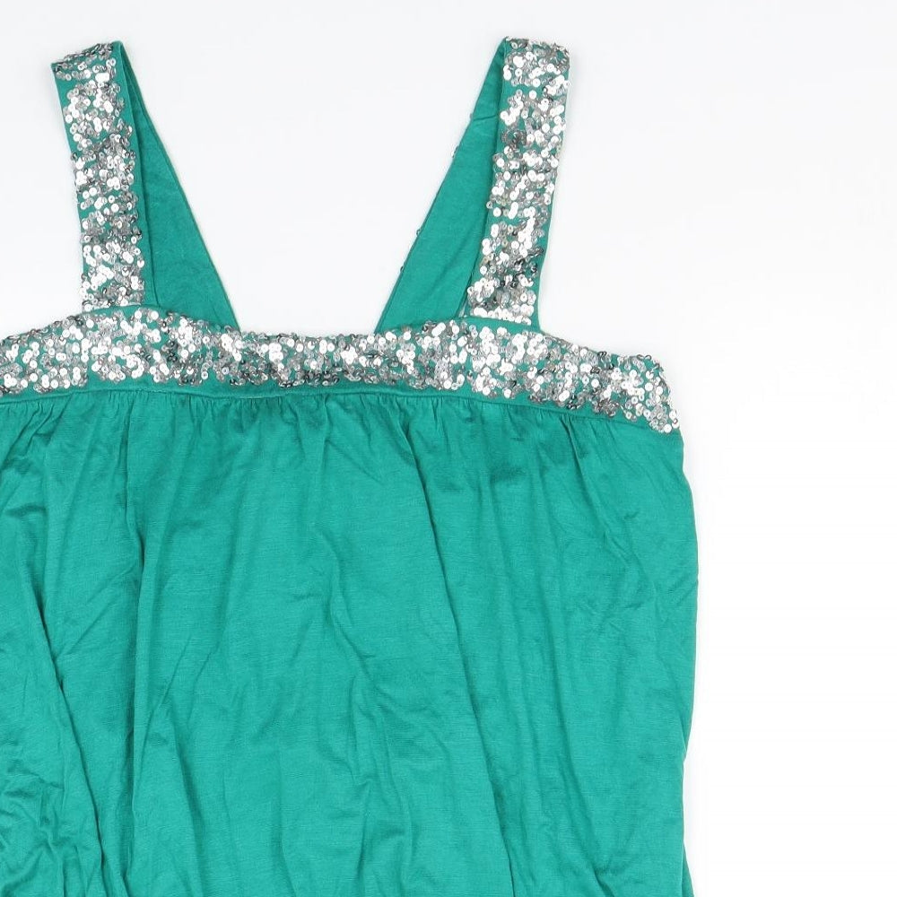 Dorothy Perkins Womens Green   Camisole Tank Size 14