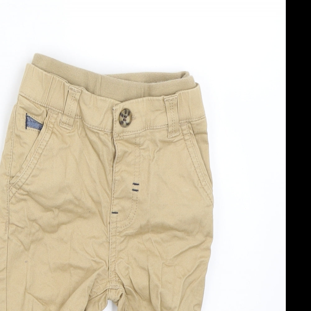 Mothercare Boys Brown   Capri Trousers Size 12-18 Months