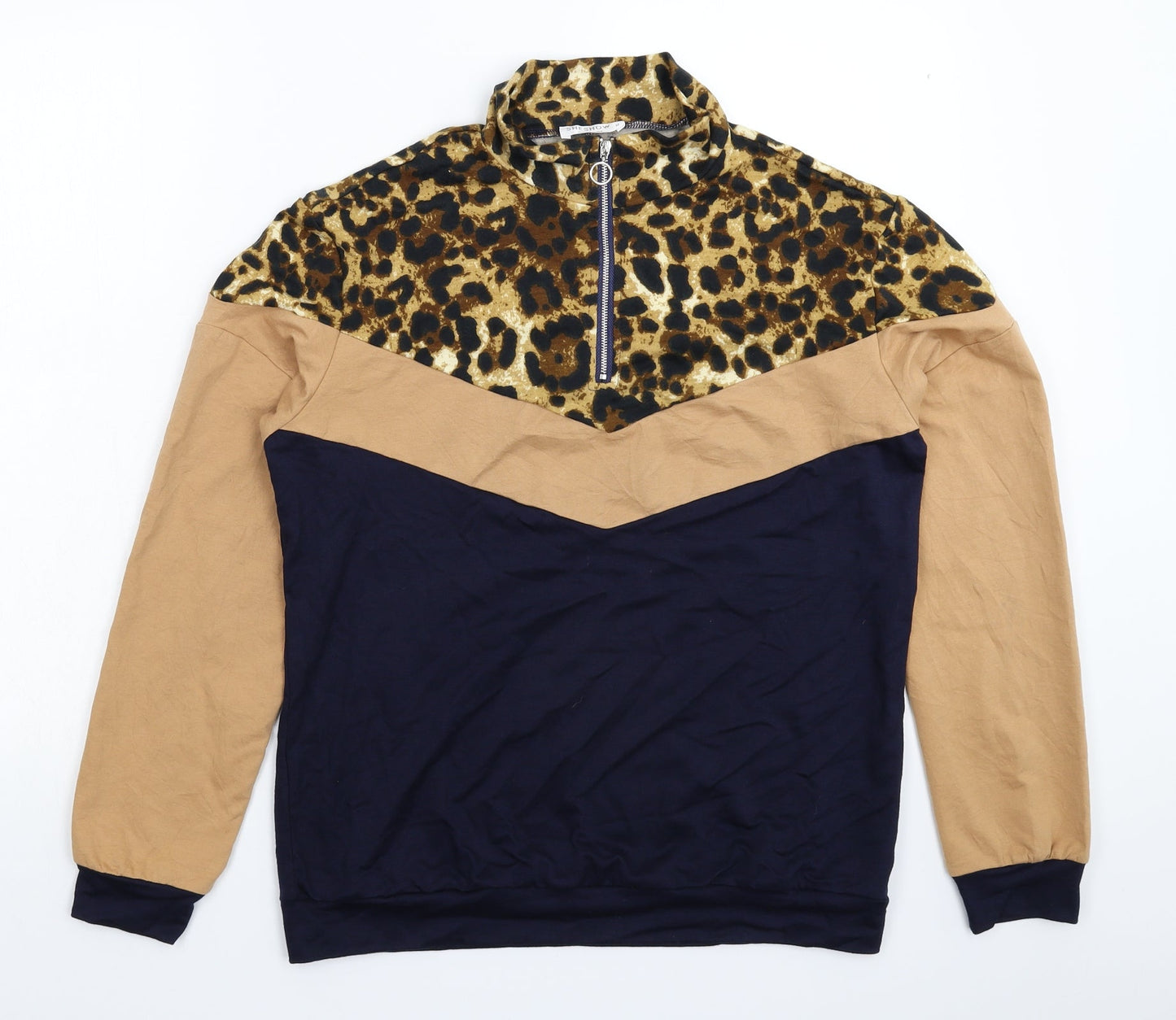Sheshow Womens Multicoloured Animal Print  Jacket  Size M