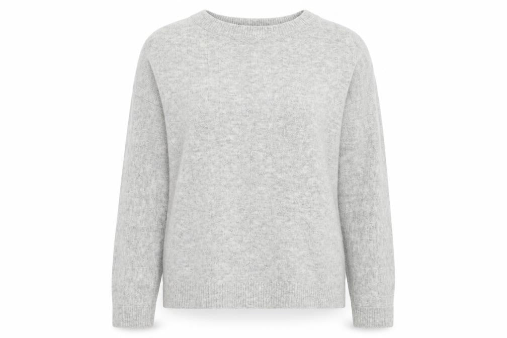 Marks and Spencer Womens Grey  Knit Pullover Jumper Size 8