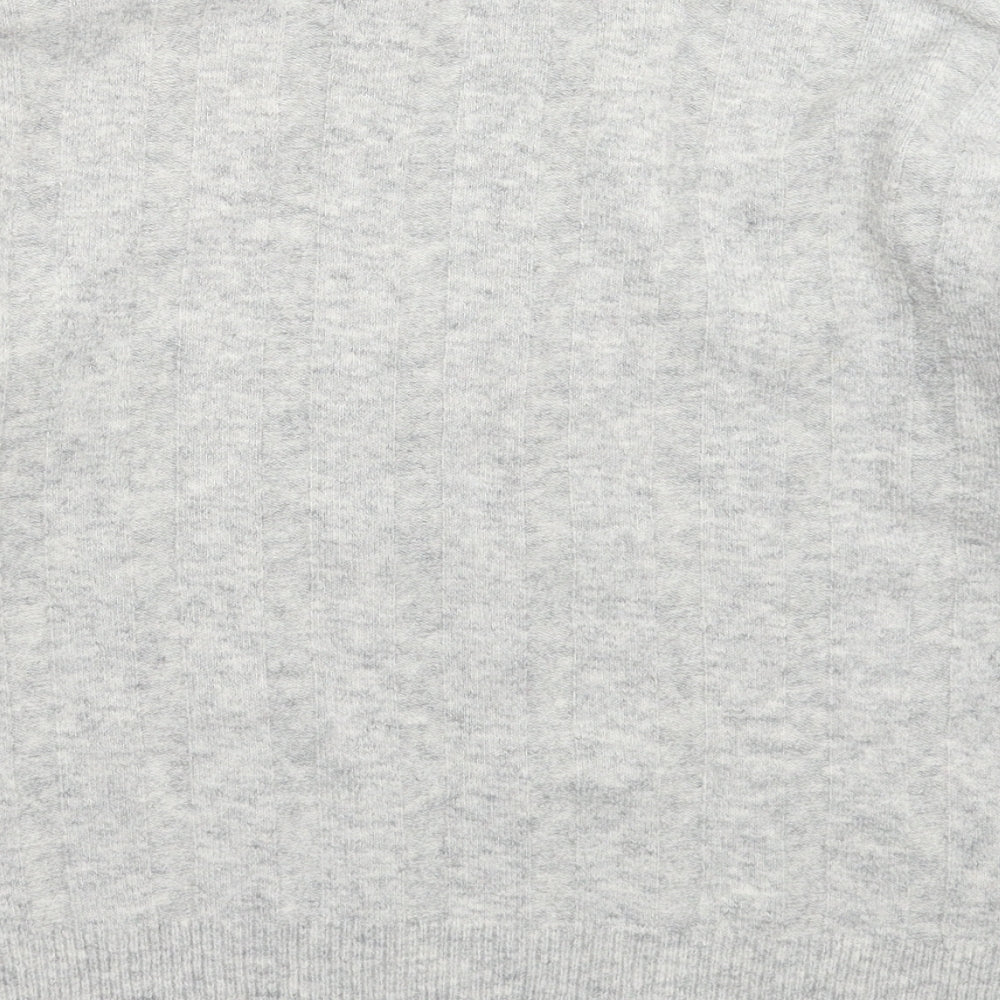 Marks and Spencer Womens Grey  Knit Pullover Jumper Size 8