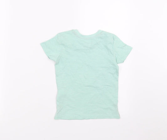 Primark Girls Green   Basic T-Shirt Size 2-3 Years  - sun