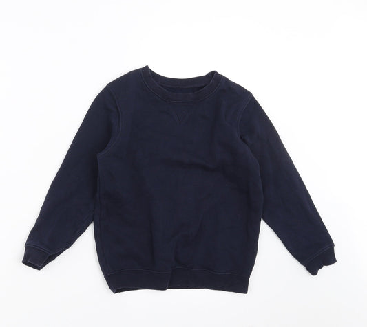 Matalan Boys Blue   Pullover Sweatshirt Size 7 Years  - school
