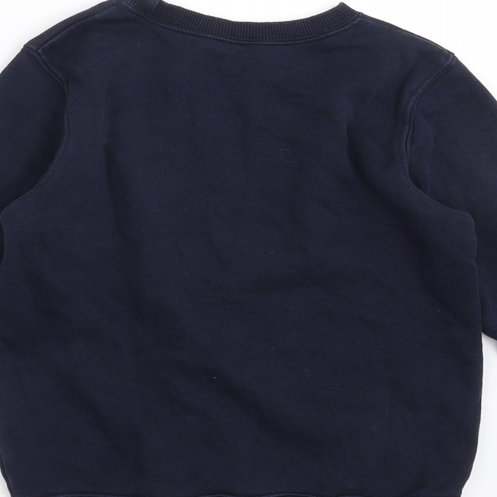 Matalan Boys Blue   Pullover Sweatshirt Size 7 Years  - school