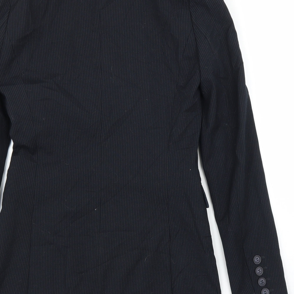 NEXT Womens Blue Striped  Jacket Blazer Size 8