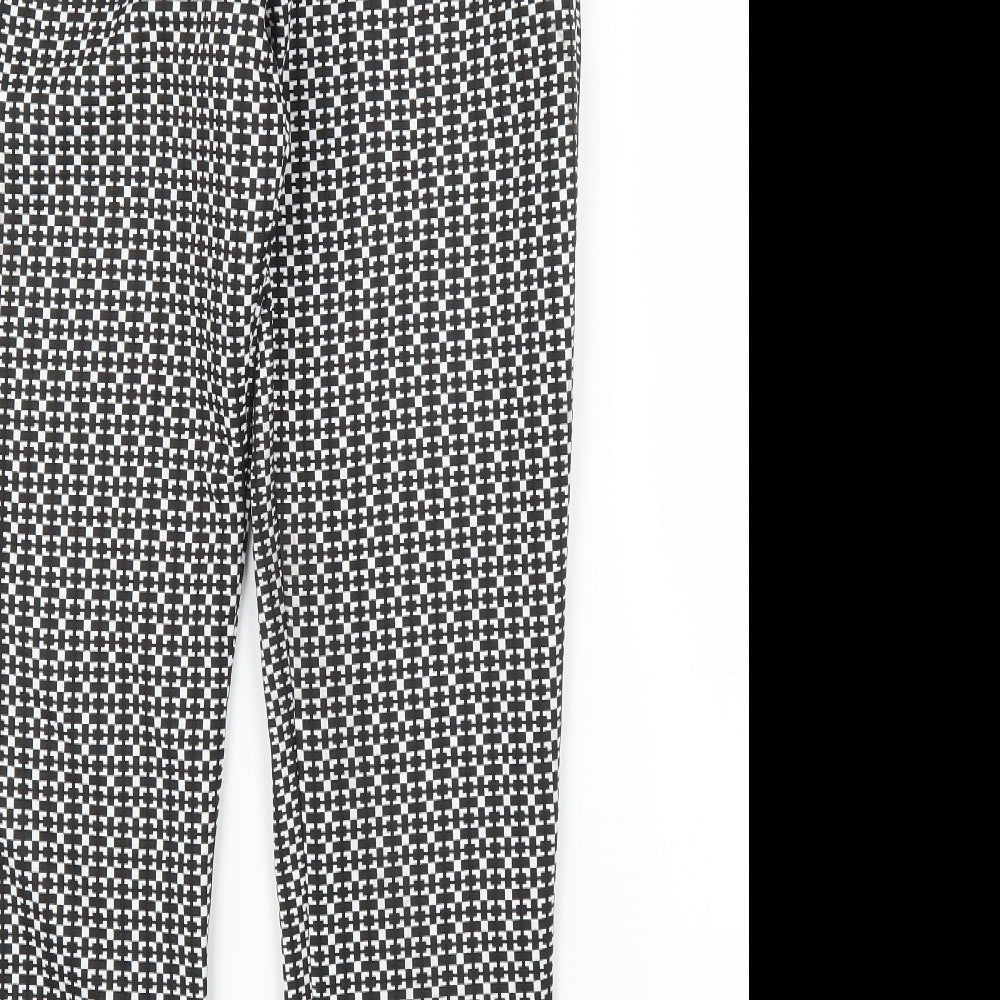 Miss Selfridge Womens Black   Capri Trousers Size 6 L23 in