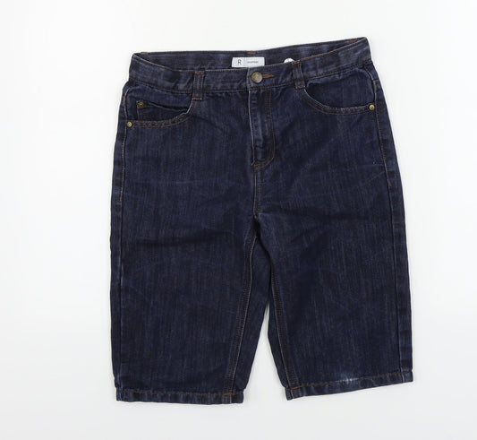 R Essential  Boys Blue   Cropped Trousers Size 12 Years
