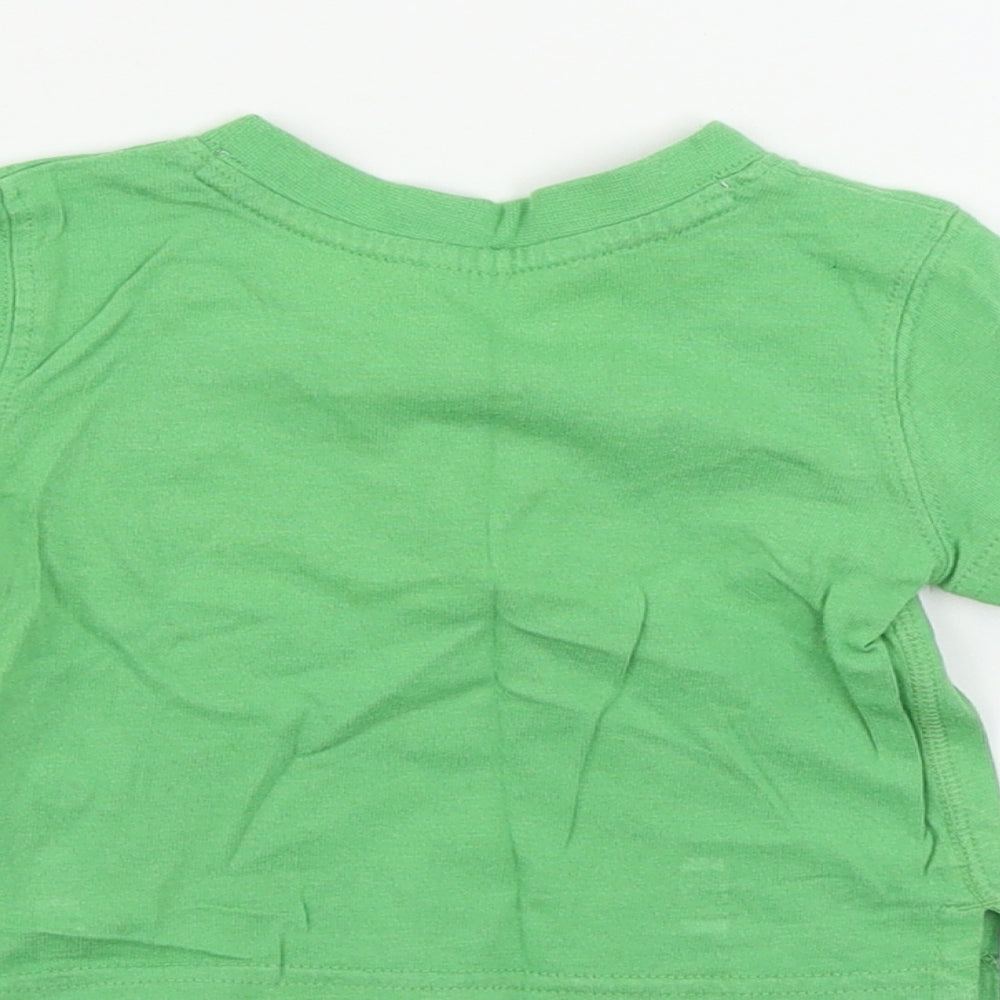 Mini Club Boys Green   Basic T-Shirt Size 3-6 Months