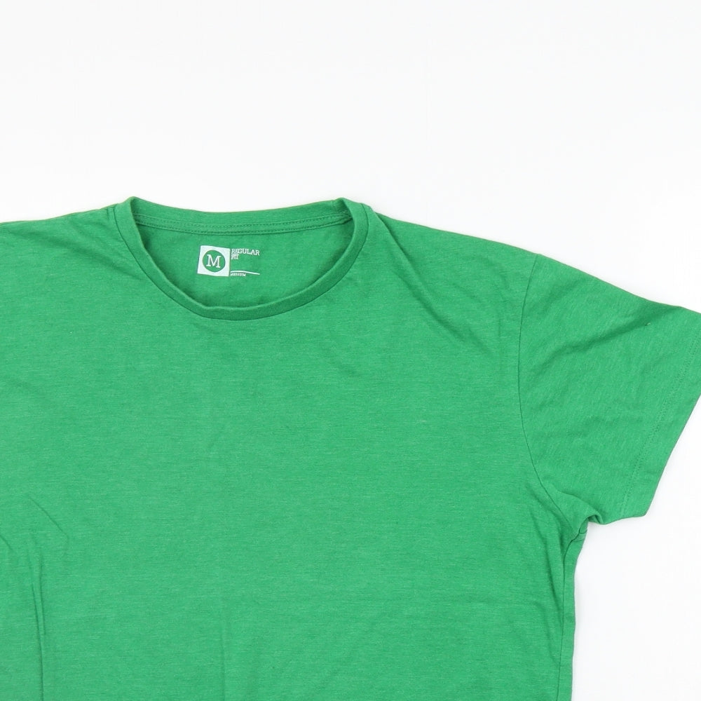 Cedar Wood State Womens Green   Basic T-Shirt Size M