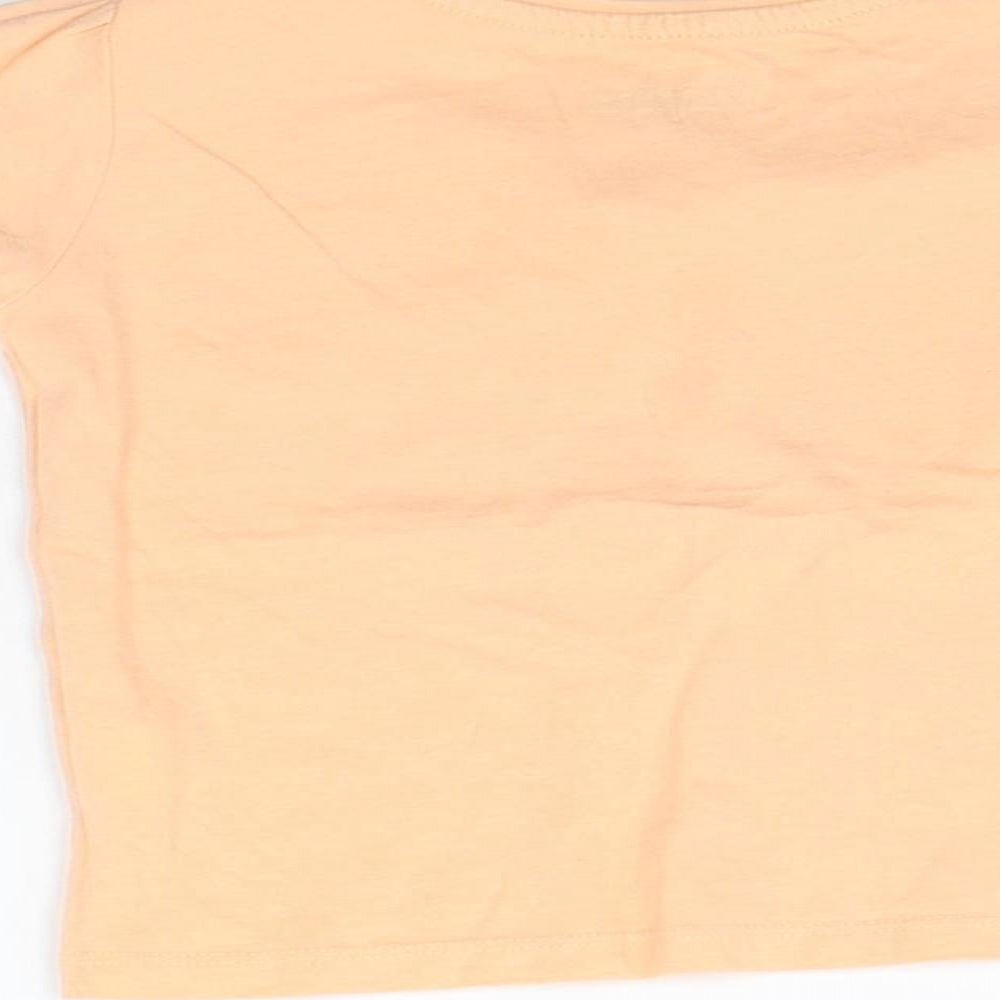 Primark Girls Orange   Basic T-Shirt Size 12-18 Months