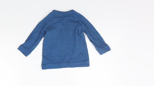 George Girls Blue   Basic T-Shirt Size 6-9 Months