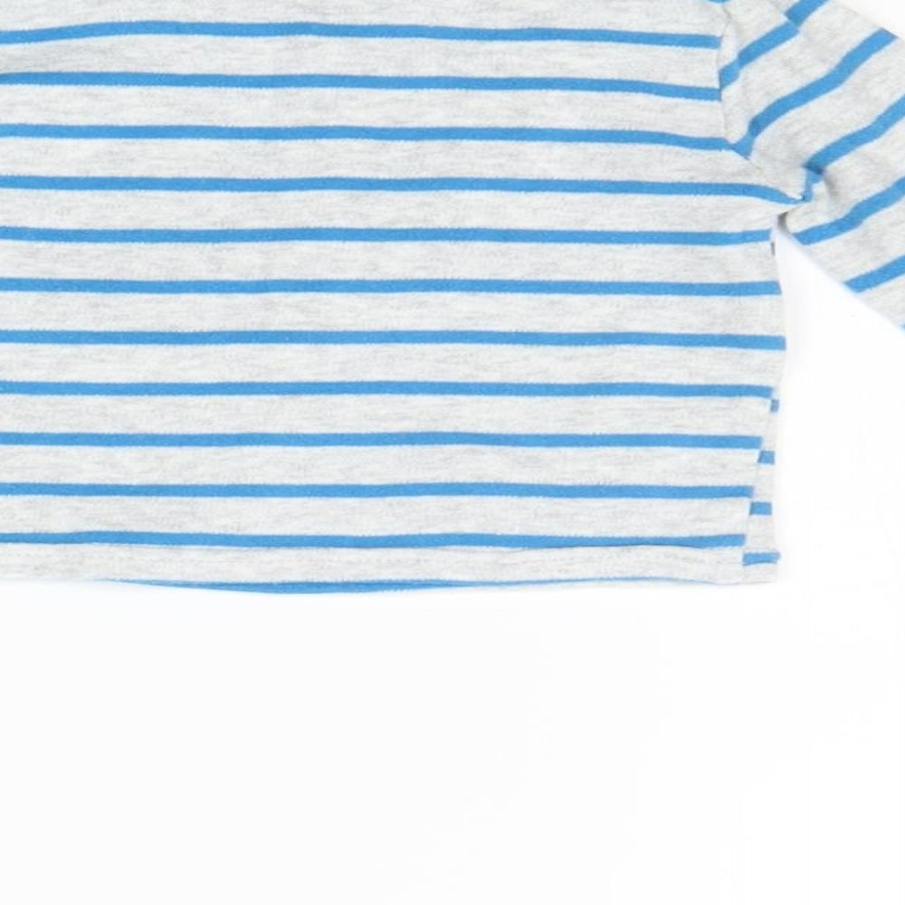Primark Boys Blue Striped  Pullover Jumper Size 6-9 Months