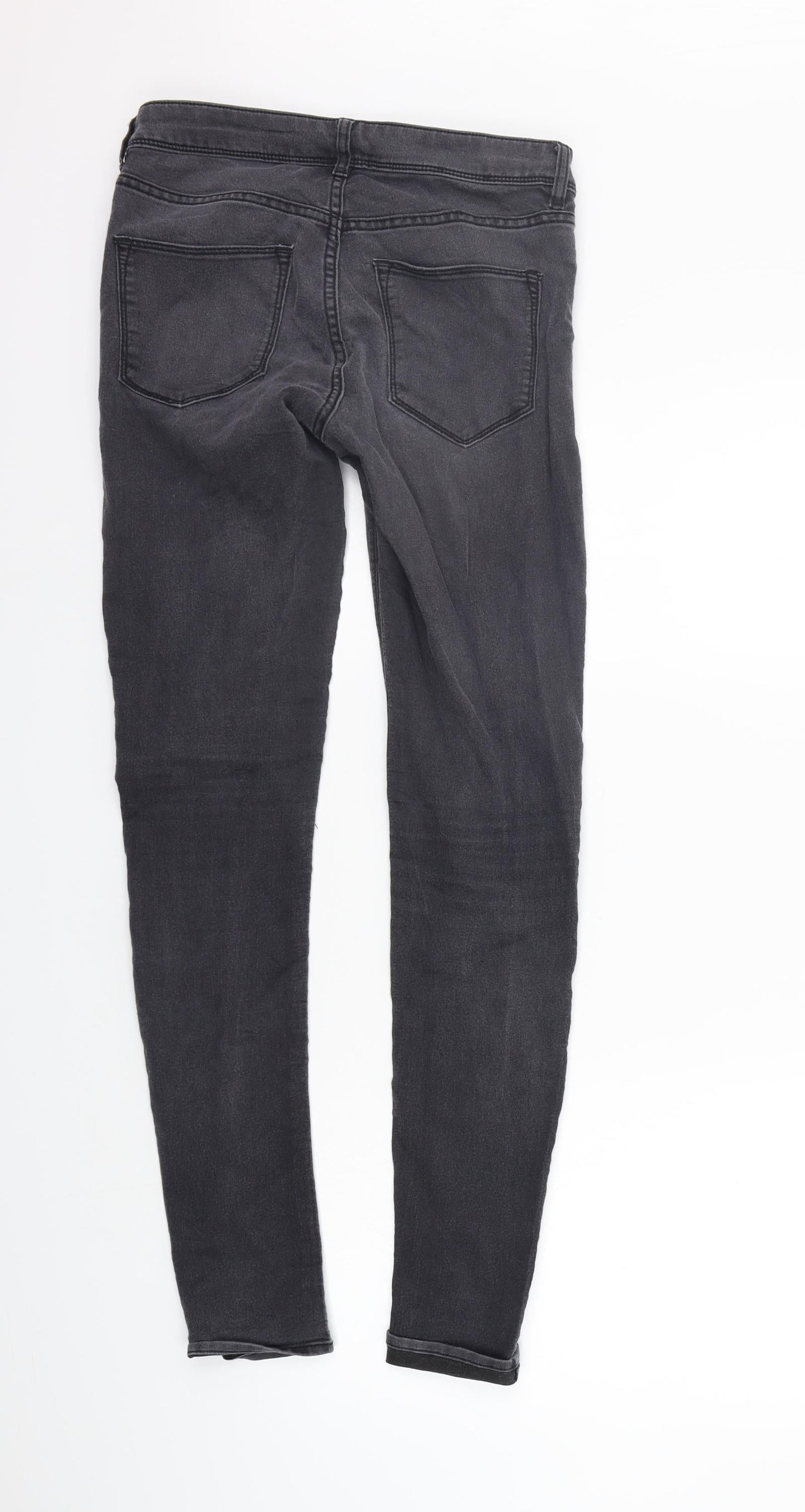 Divided Womens Grey   Straight Jeans Size 12 L30 in