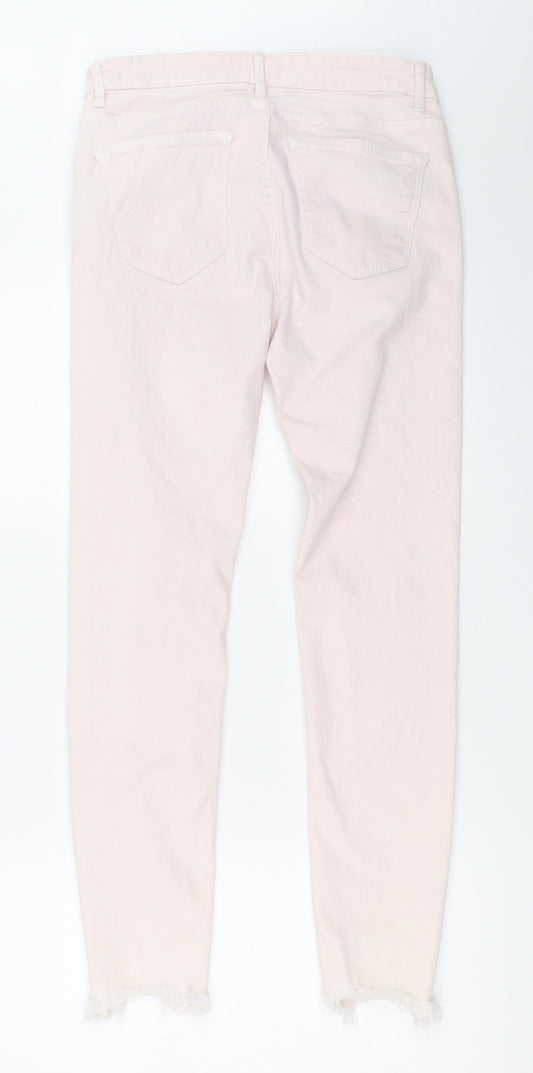 Zara Womens Pink   Skinny Jeans Size 38 L26 in