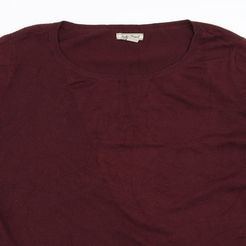 Lucky Brand Womens Red   Pullover Jumper Size M