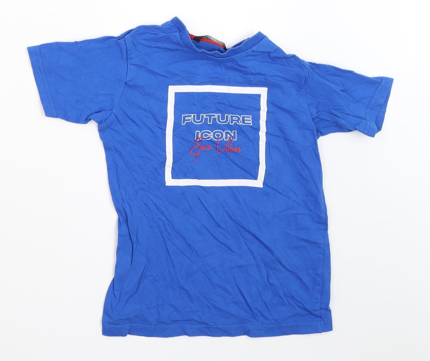 George Boys Blue   Basic T-Shirt Size 5-6 Years