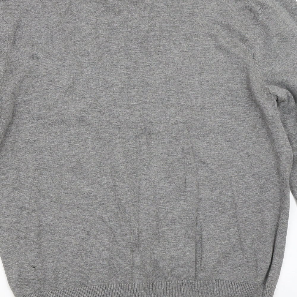 Petroleum Mens Grey   Pullover Jumper Size M