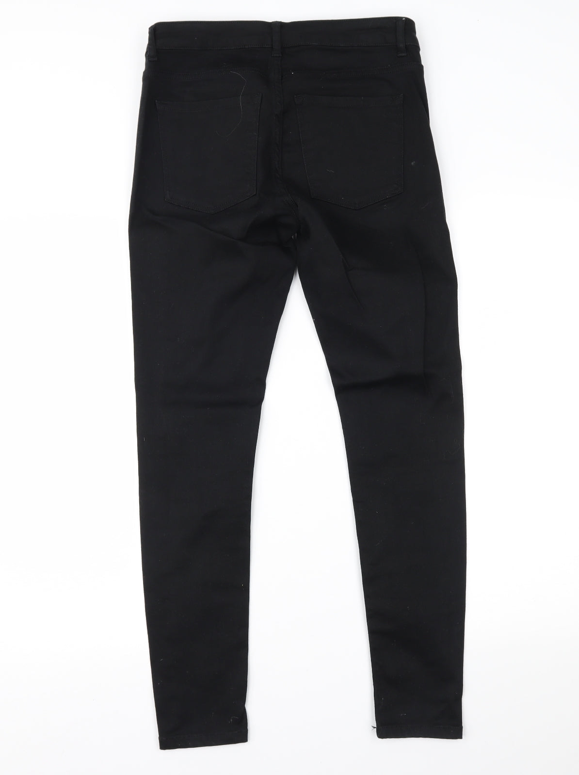 Very  Womens Black  Denim Skinny Jeans Size 10 L20 in