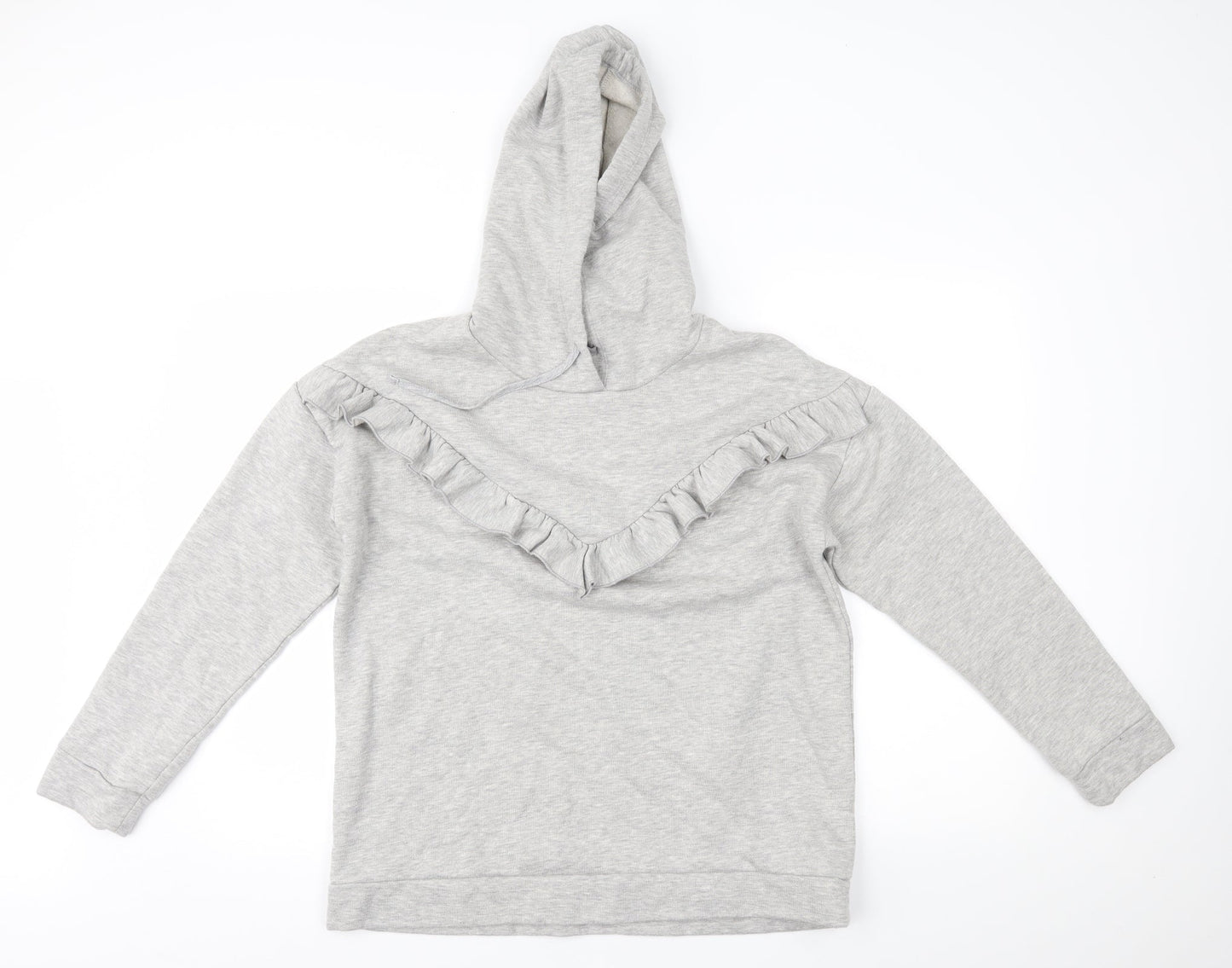 Papaya Womens Grey   Pullover Hoodie Size M