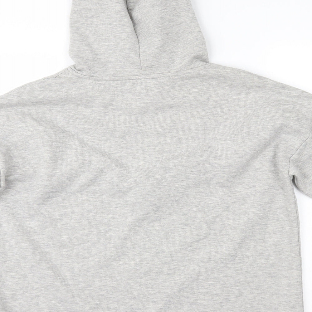 Papaya Womens Grey   Pullover Hoodie Size M