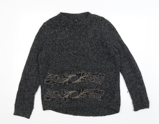Gok for Tu Womens Black   Pullover Jumper Size 12