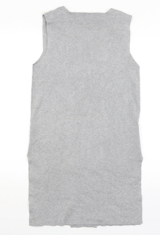 Astradivarius Womens Grey   Wrap Jumper Size M