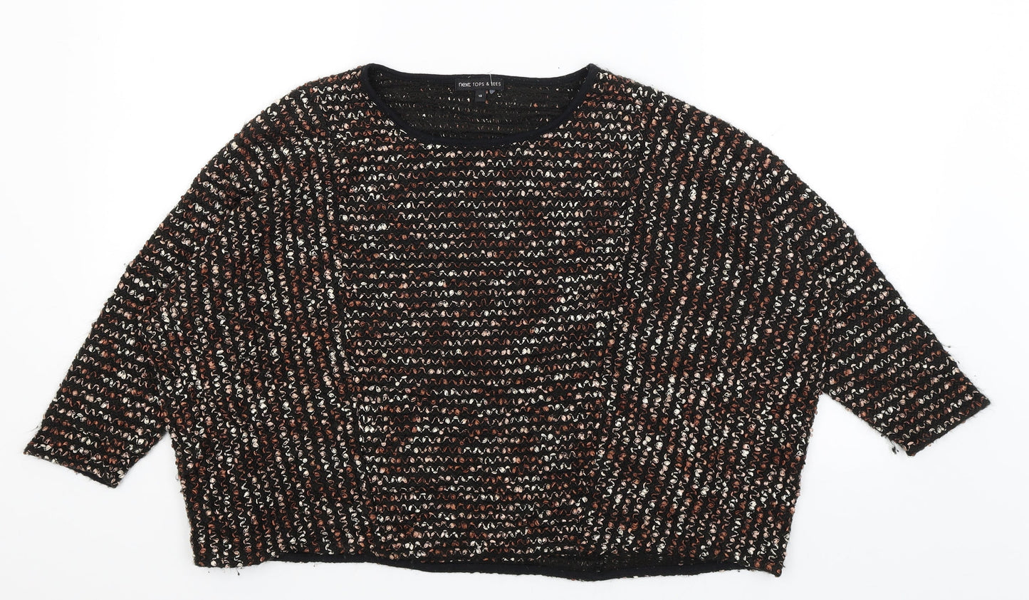 NEXT Womens Black   Pullover Jumper Size 10